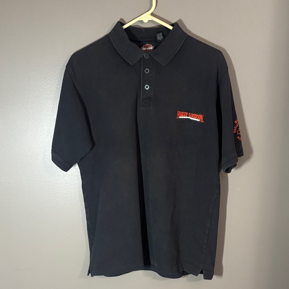 Harley-Davidson Dark Polo Shirt Medium